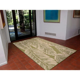 Liora Manne Tropical Leaf Outdoor Rug (3'3 x 4'11) - 3'3 x 4'11