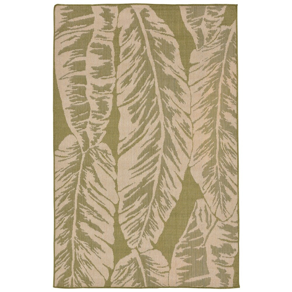 Liora Manne Tropical Leaf Outdoor Rug (3'3 x 4'11) - 3'3 x 4'11