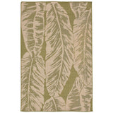 Liora Manne Tropical Leaf Outdoor Rug (3'3 x 4'11) - 3'3 x 4'11