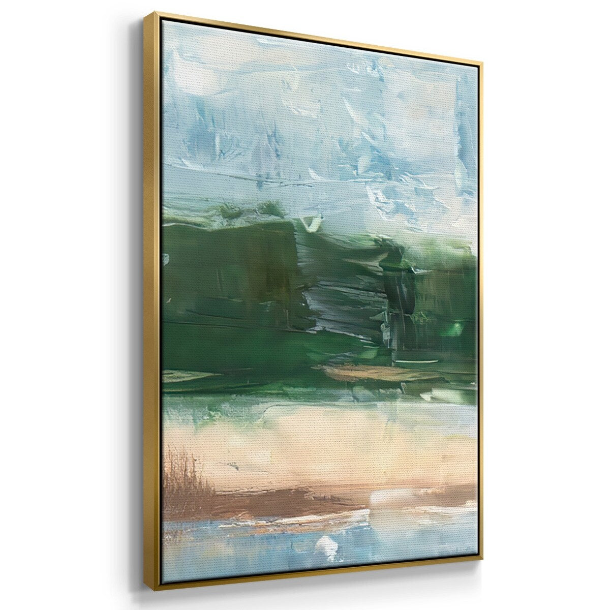 Tropical Shore II - Multi Piece Framed Canvas