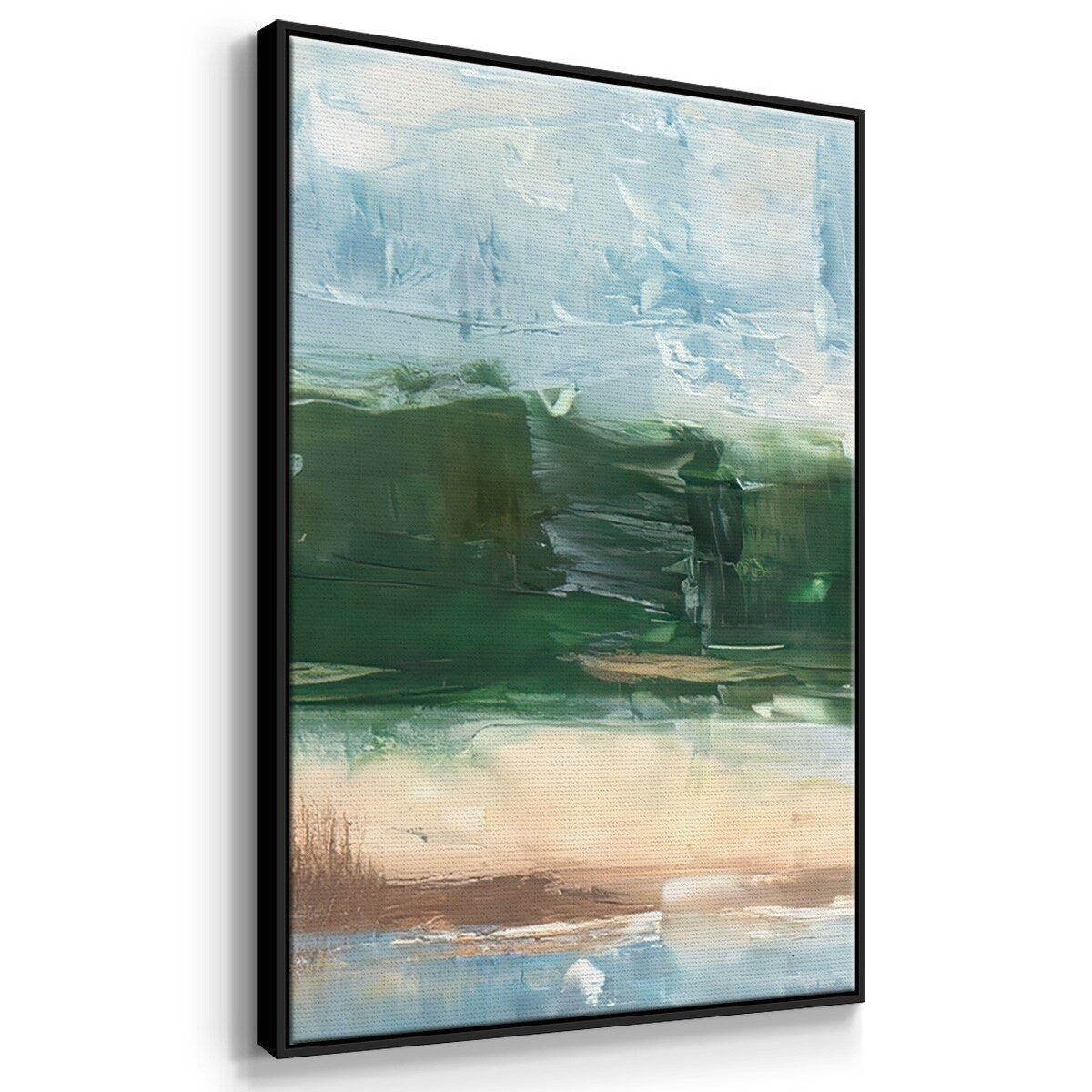 Tropical Shore II - Multi Piece Framed Canvas