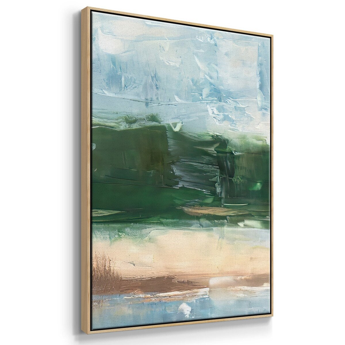 Tropical Shore II - Multi Piece Framed Canvas