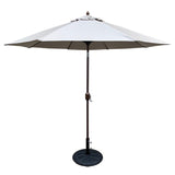 Tropishade 7.5' Market Umbrella with Sunbrella 5481 Tanner Taupe