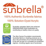 Tropishade 7.5' Market Umbrella with Sunbrella 5481 Tanner Taupe