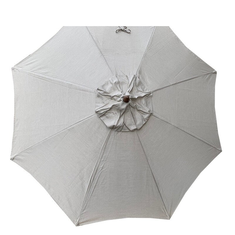 Tropishade 7.5' Market Umbrella with Sunbrella 5481 Tanner Taupe