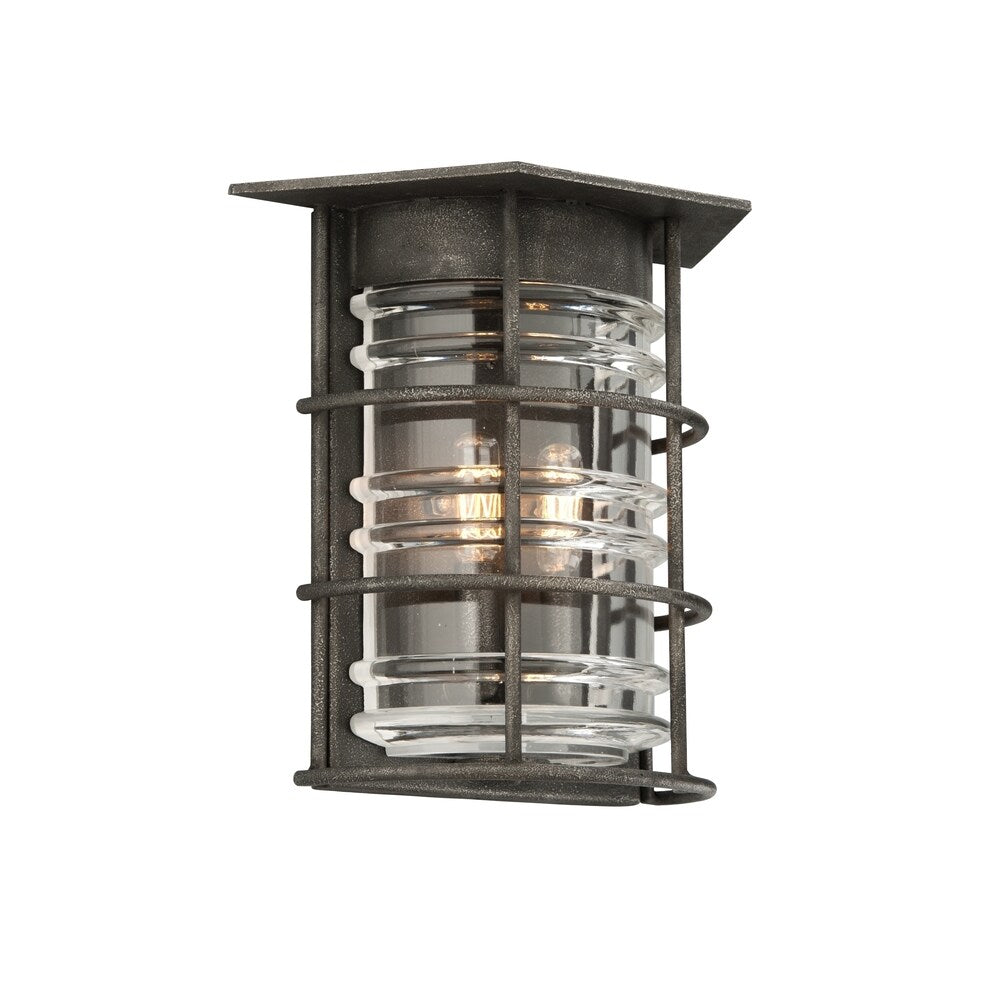 Troy Lighting Brunswick 2-light Wall Sconce, Aged Pewter