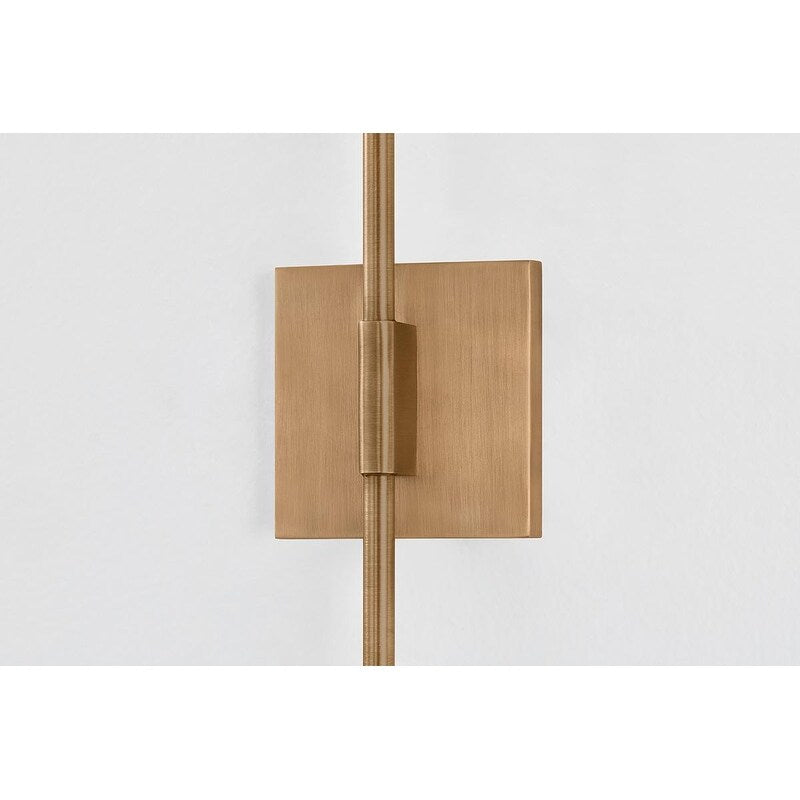 Troy Lighting Gage 4.25 In. 1 Light Wall Sconce Patina Brass
