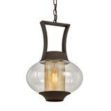 Troy Lighting Horton 1-light Texture Bronze Pendant