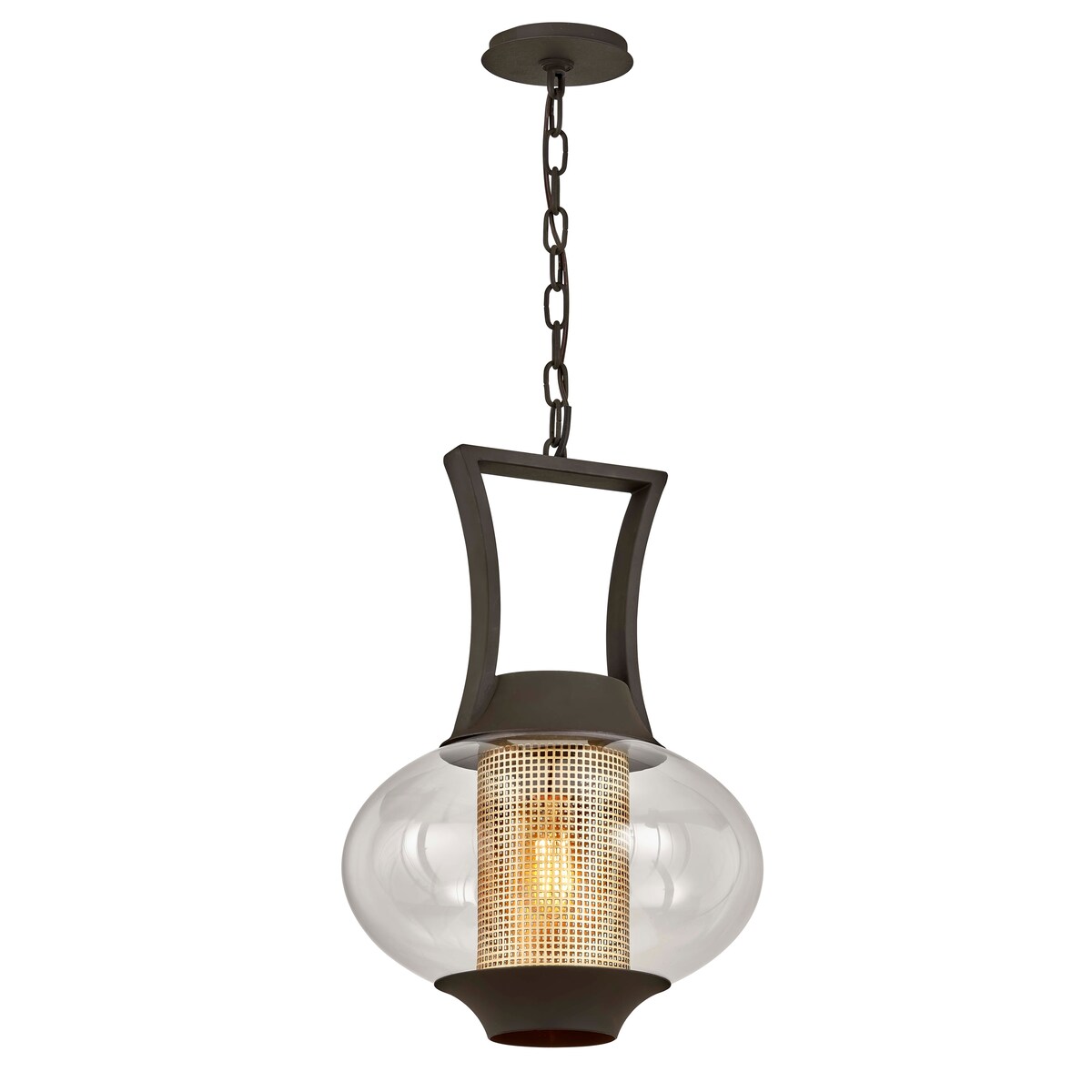 Troy Lighting Horton 1-light Texture Bronze Pendant