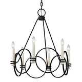 Troy Lighting Juliette 6-light Country Iron Chandelier - Silver