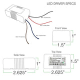 Tru-Slim Hardwire/Direct-Wire LED Picture Light, Satin Nickel, 16"