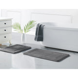 Truly Calm Antimicrobial 2 Pack Memory Foam Bath Rug
