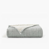 Truly Soft Two-Toned Organic Throw Blanket