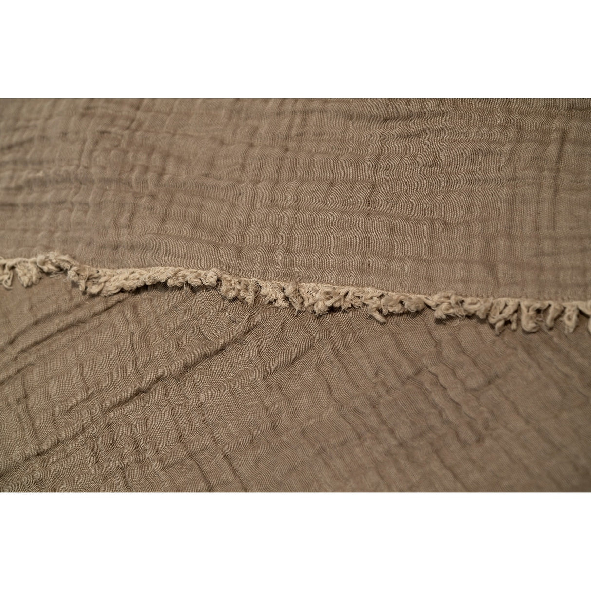 Truly Soft Two-Toned Organic Throw Blanket