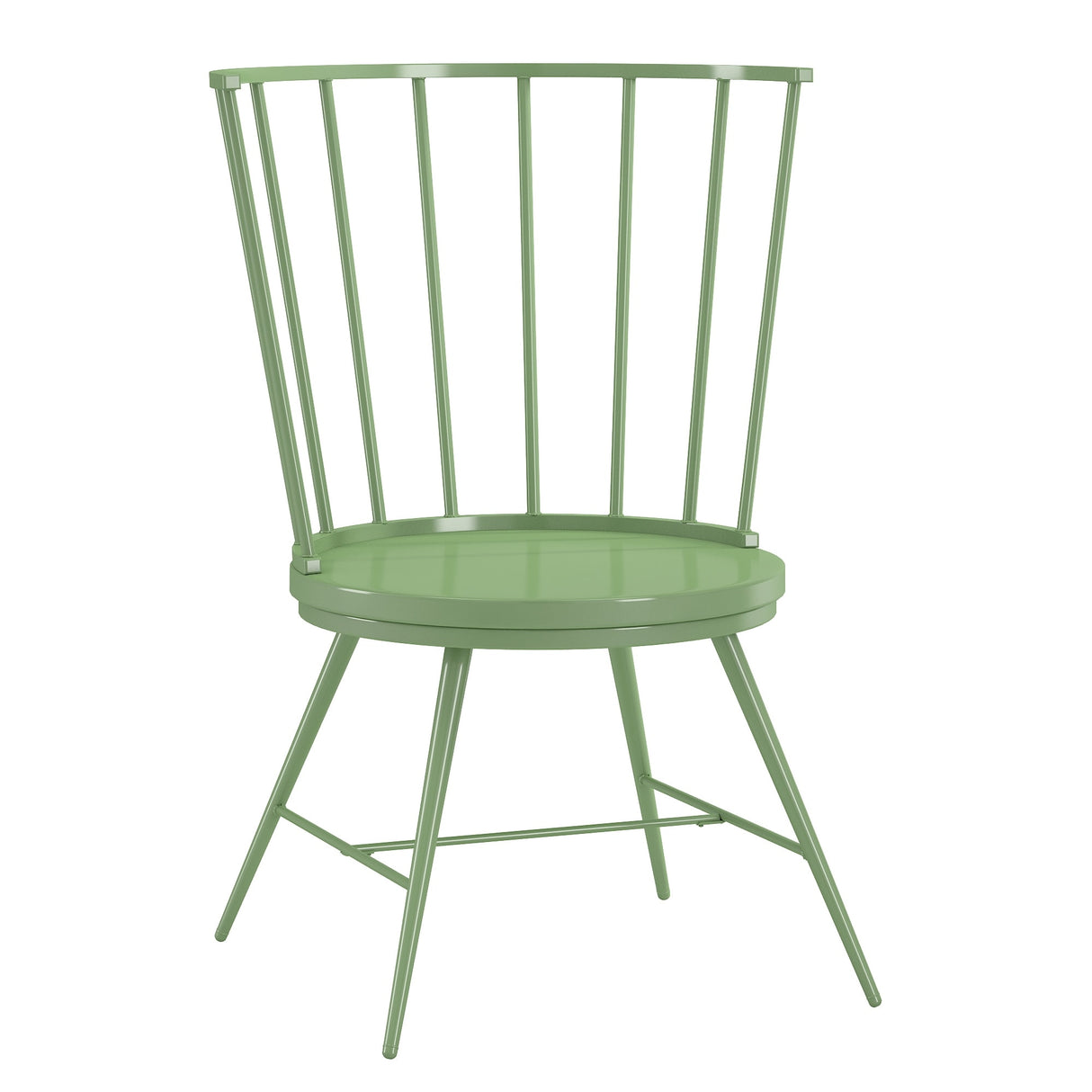 Truman High Back Metal and Wood Spindle Dining Chair (Set of 2) by iNSPIRE Q Modern