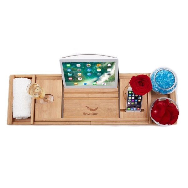 Tub, Faucet and Tray Set Streamline 61" Clawfoot NH482WH-140 - 60 to 65 inches