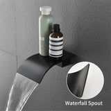 Tub Shower Faucet With Rough-in Valve Wall Mounted Shower System With Tub Spout Modern 10 Inch Rainfall Shower Head Kit Trim Set