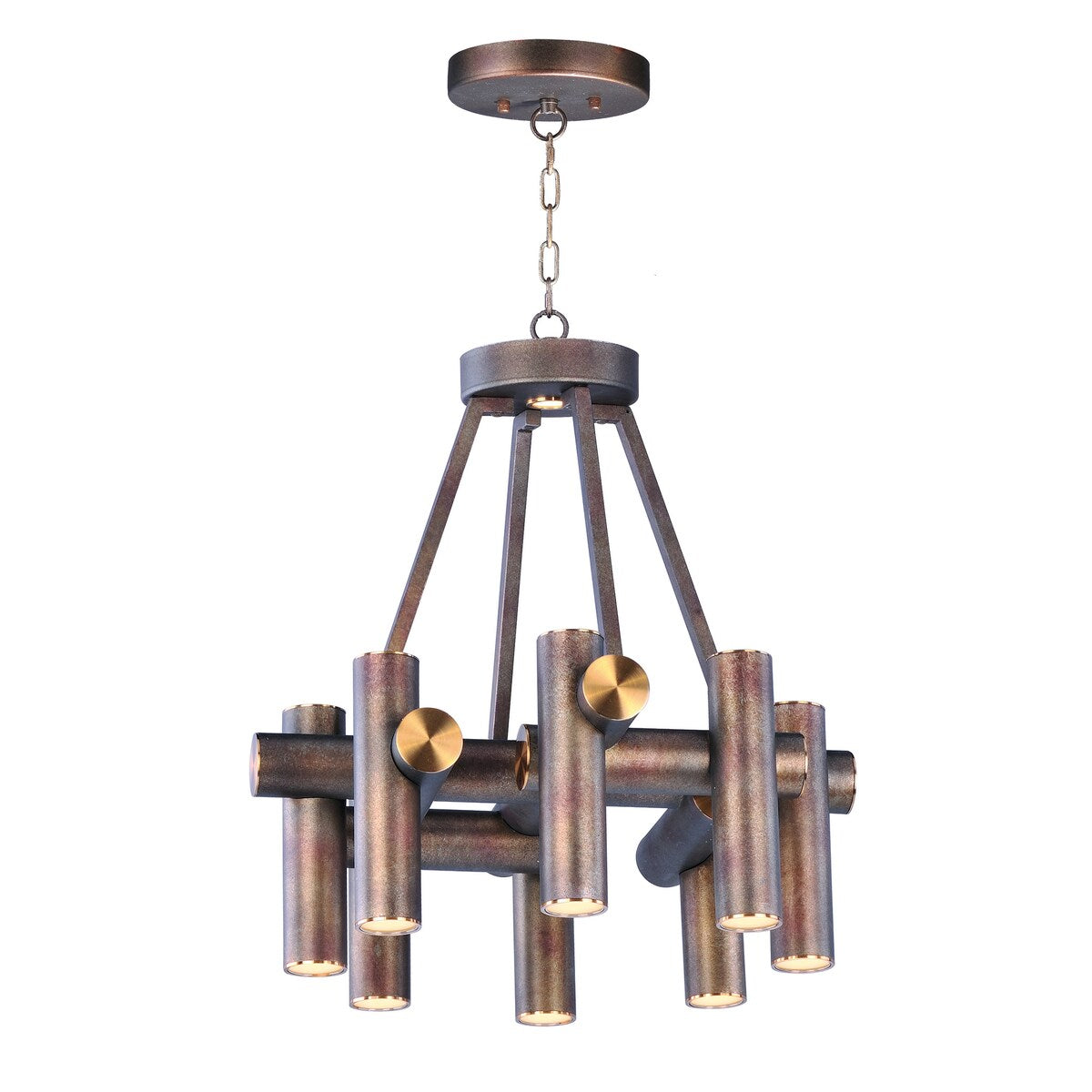 Tubular 9-Light LED Pendant
