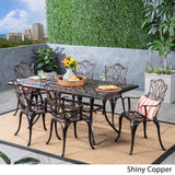 Tucson Outdoor Cast Aluminum 6-piece Dining Set by Christopher Knight Home