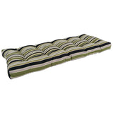 Tufted Indoor/Outdoor Bench Cushion (Multiple widths from 46 to 60 inch)
