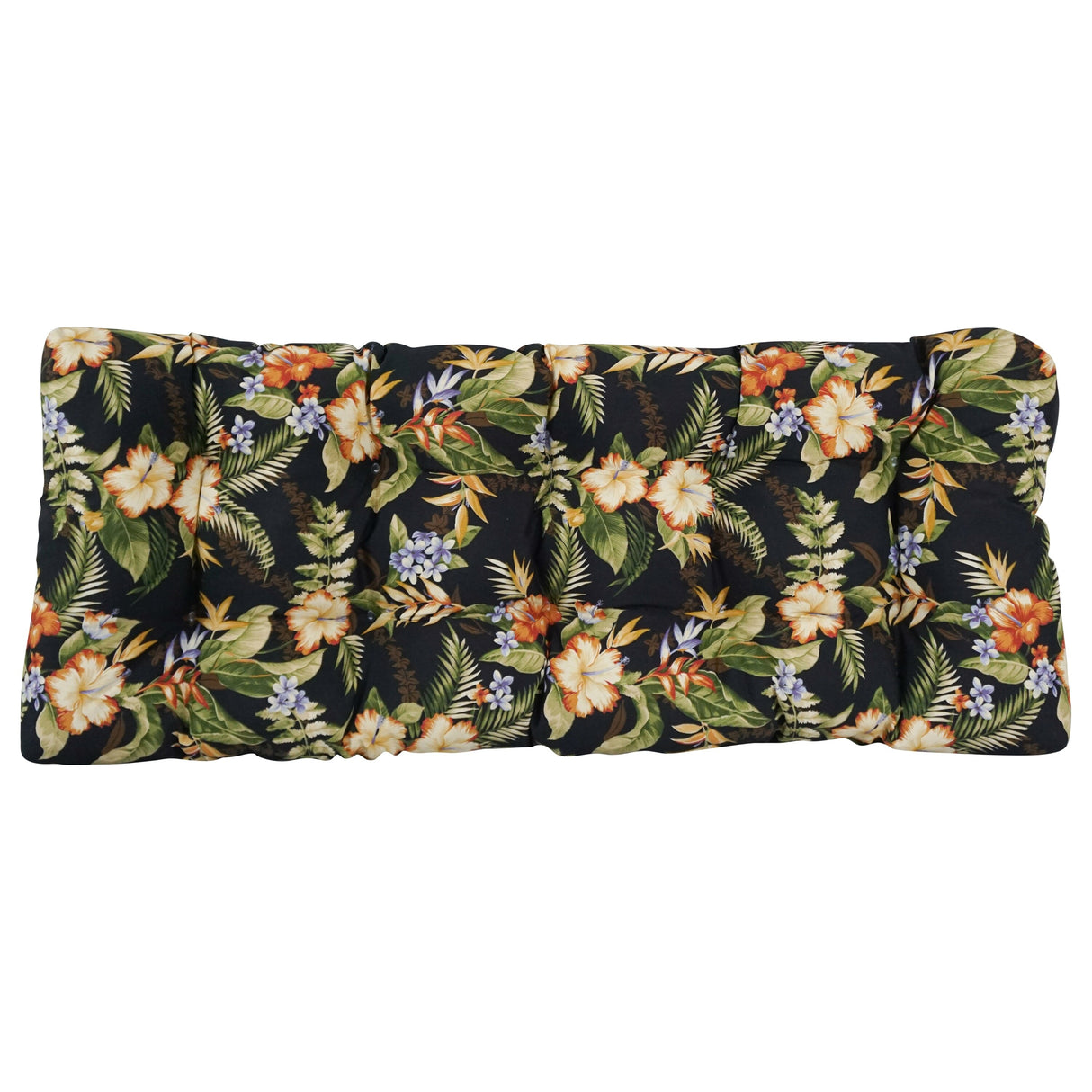 Tufted Indoor/Outdoor Bench Cushion (Multiple widths from 46 to 60 inch)