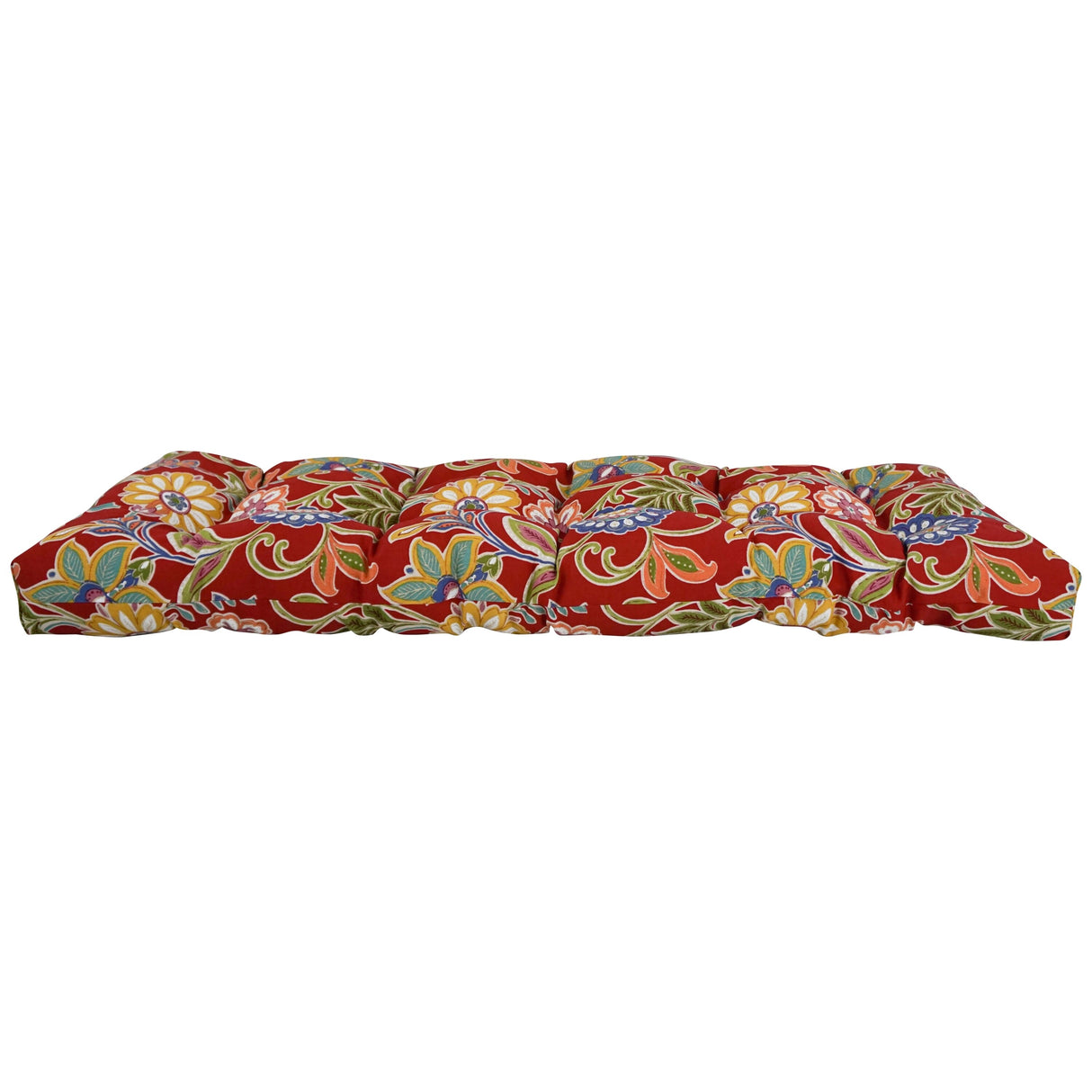 Tufted Indoor/Outdoor Bench Cushion (Multiple widths from 46 to 60 inch)
