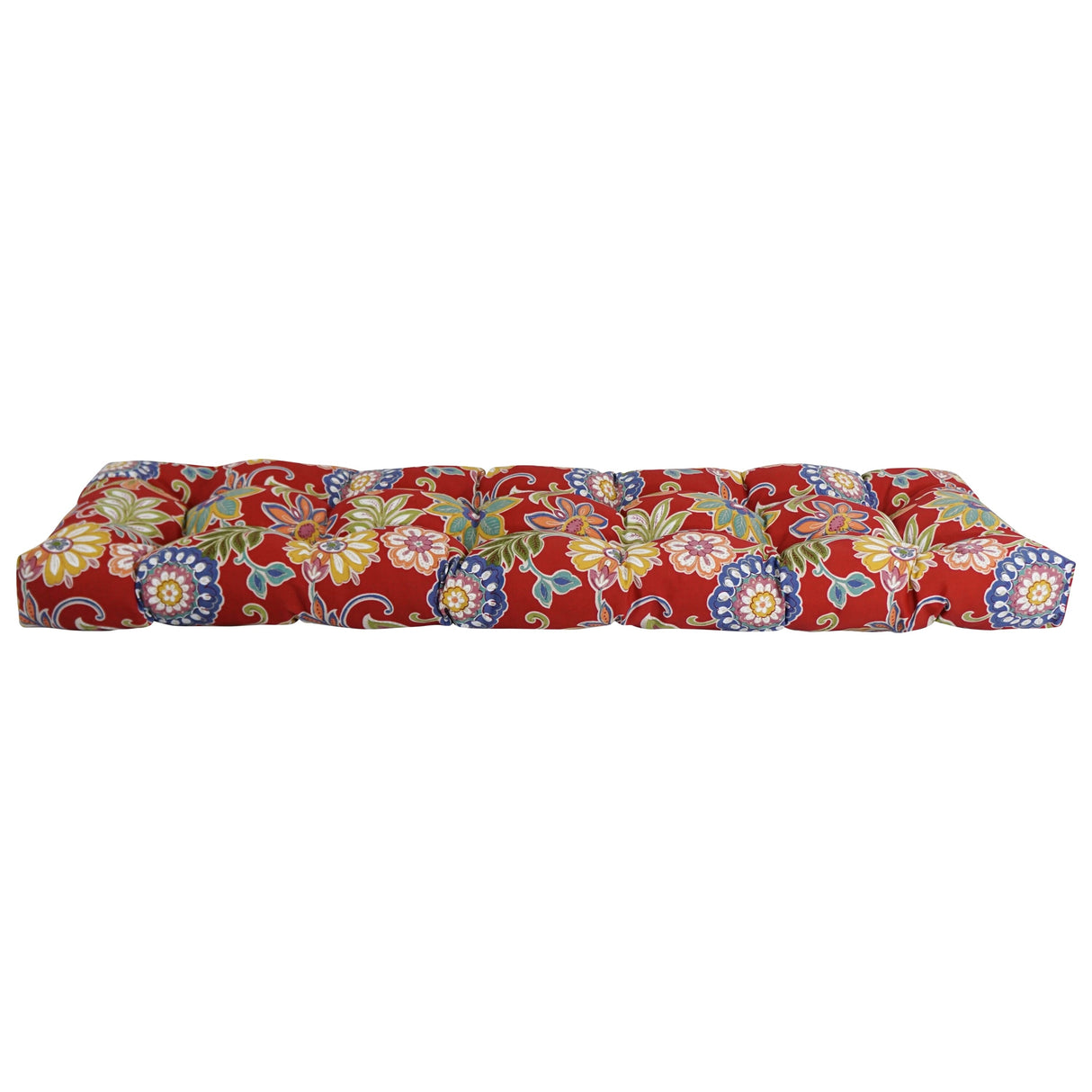 Tufted Indoor/Outdoor Bench Cushion (Multiple widths from 46 to 60 inch)