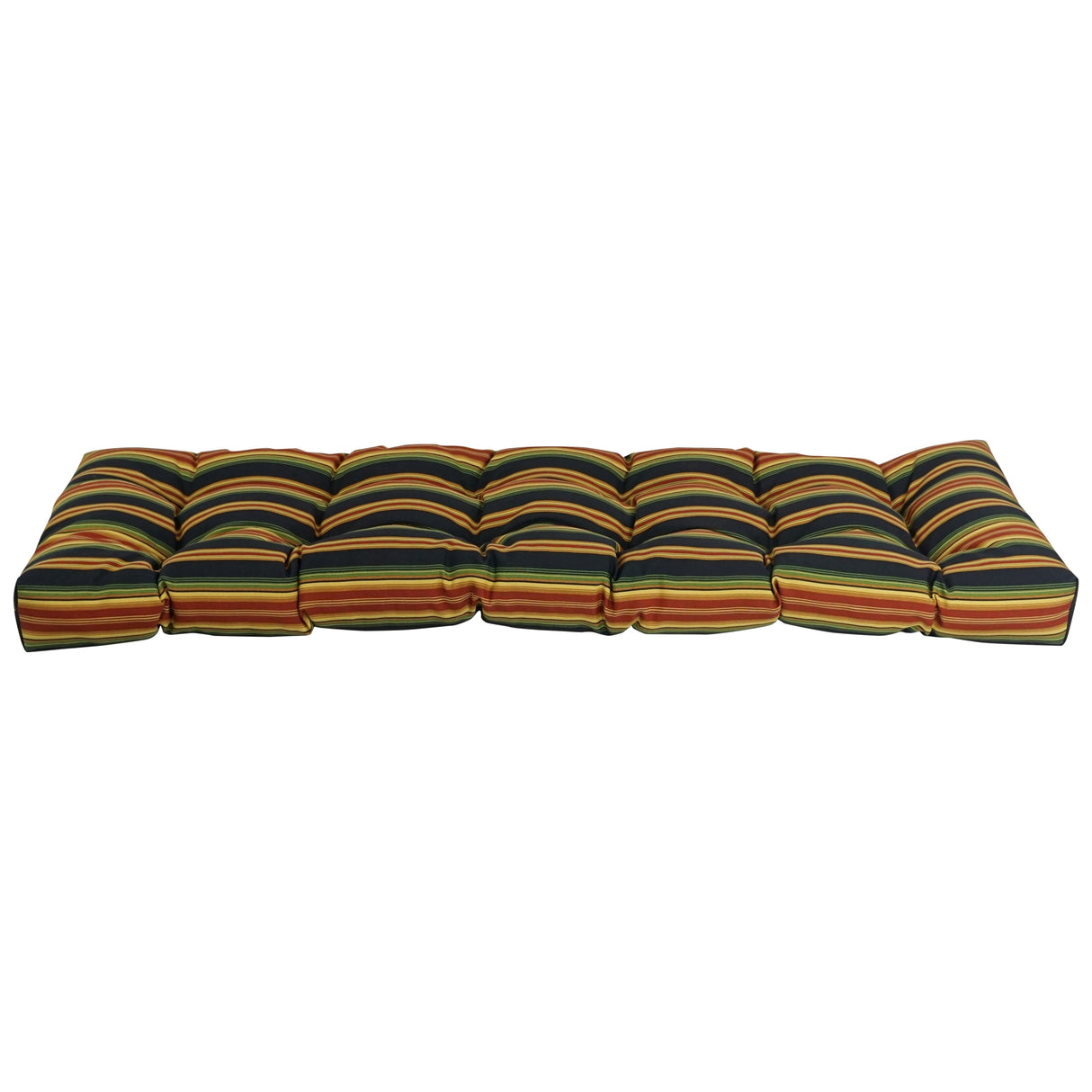 Tufted Indoor/Outdoor Bench Cushion (Multiple widths from 46 to 60 inch)