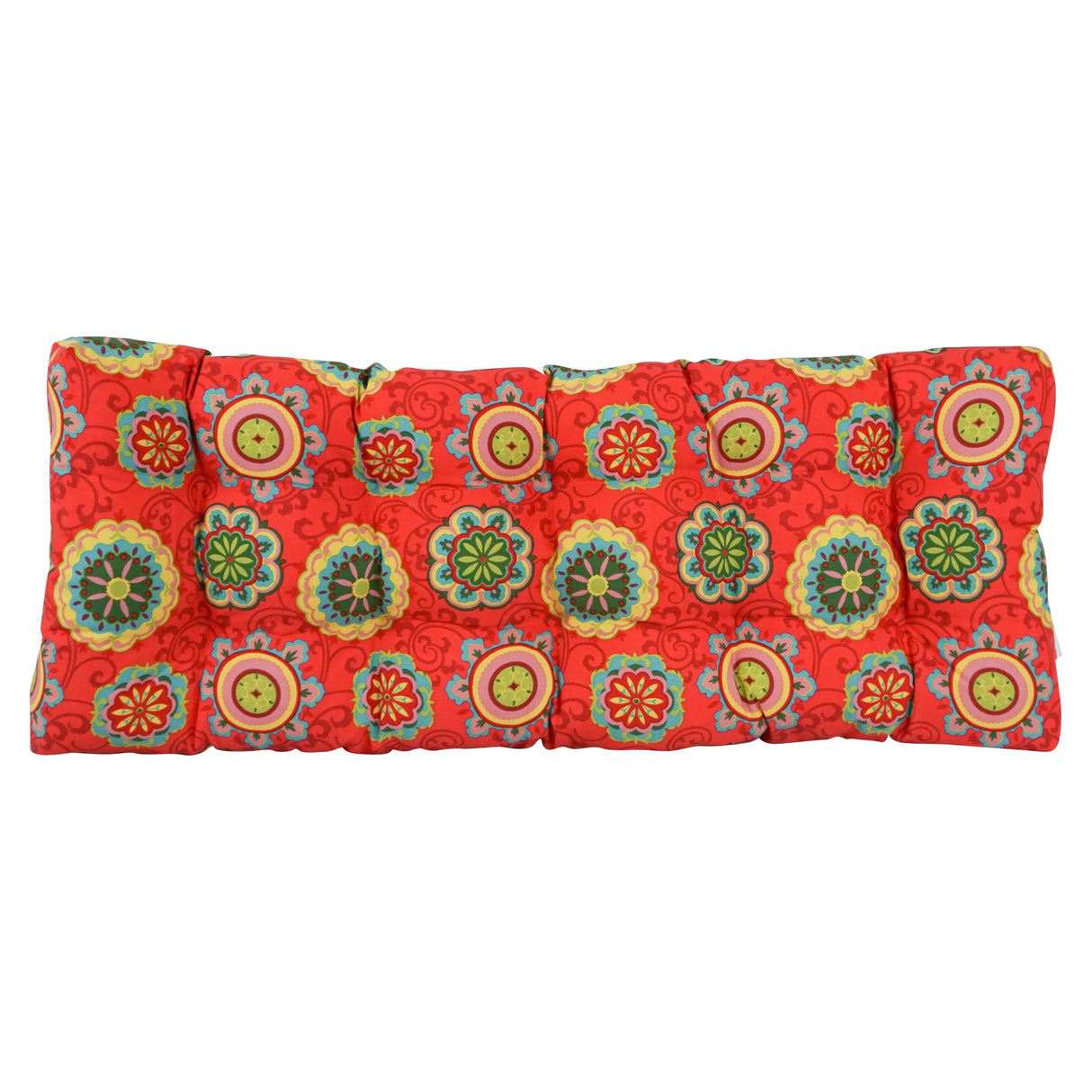 Tufted Indoor/Outdoor Bench Cushion (Multiple widths from 46 to 60 inch)