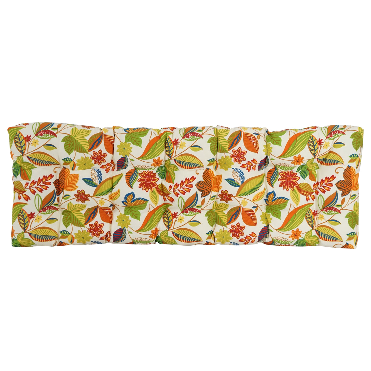 Tufted Indoor/Outdoor Bench Cushion (Multiple widths from 46 to 60 inch)