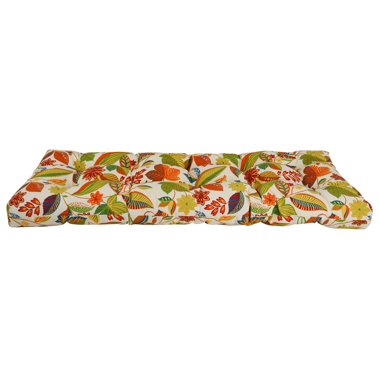 Tufted Indoor/Outdoor Bench Cushion (Multiple widths from 46 to 60 inch)
