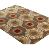 Bashian Woodbridge Hand-tufted Modern Abstract Ikat Wool Area Rug