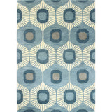 Bashian Woodbridge Hand-tufted Modern Abstract Ikat Wool Area Rug