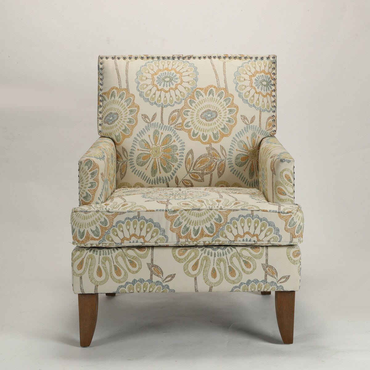 Tufted Solid Wood Accent Chair