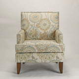 Tufted Solid Wood Accent Chair
