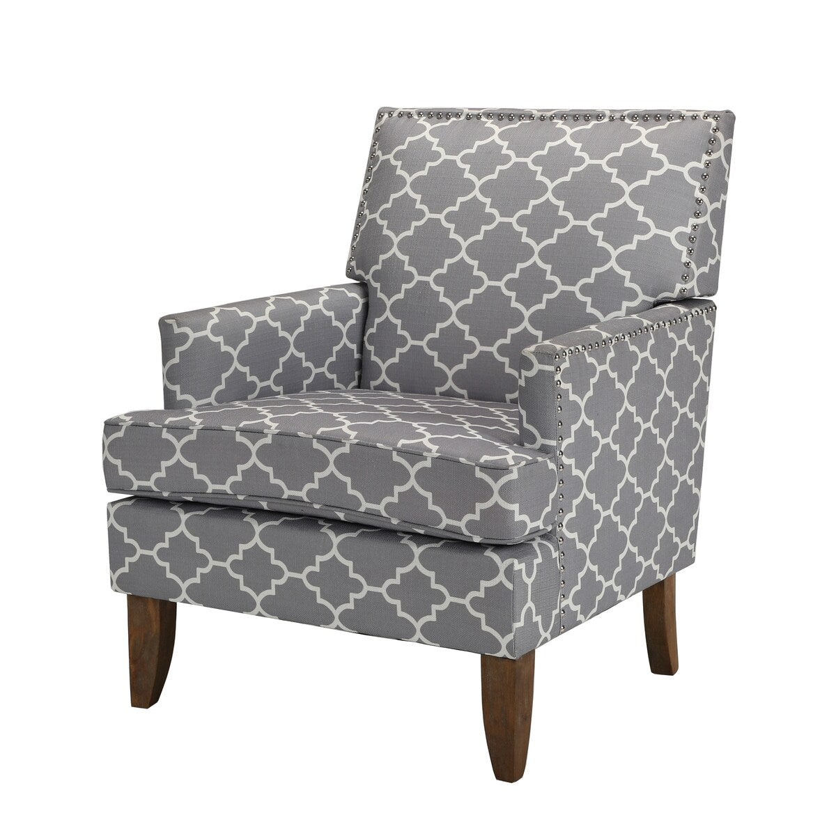 Tufted Solid Wood Accent Chair