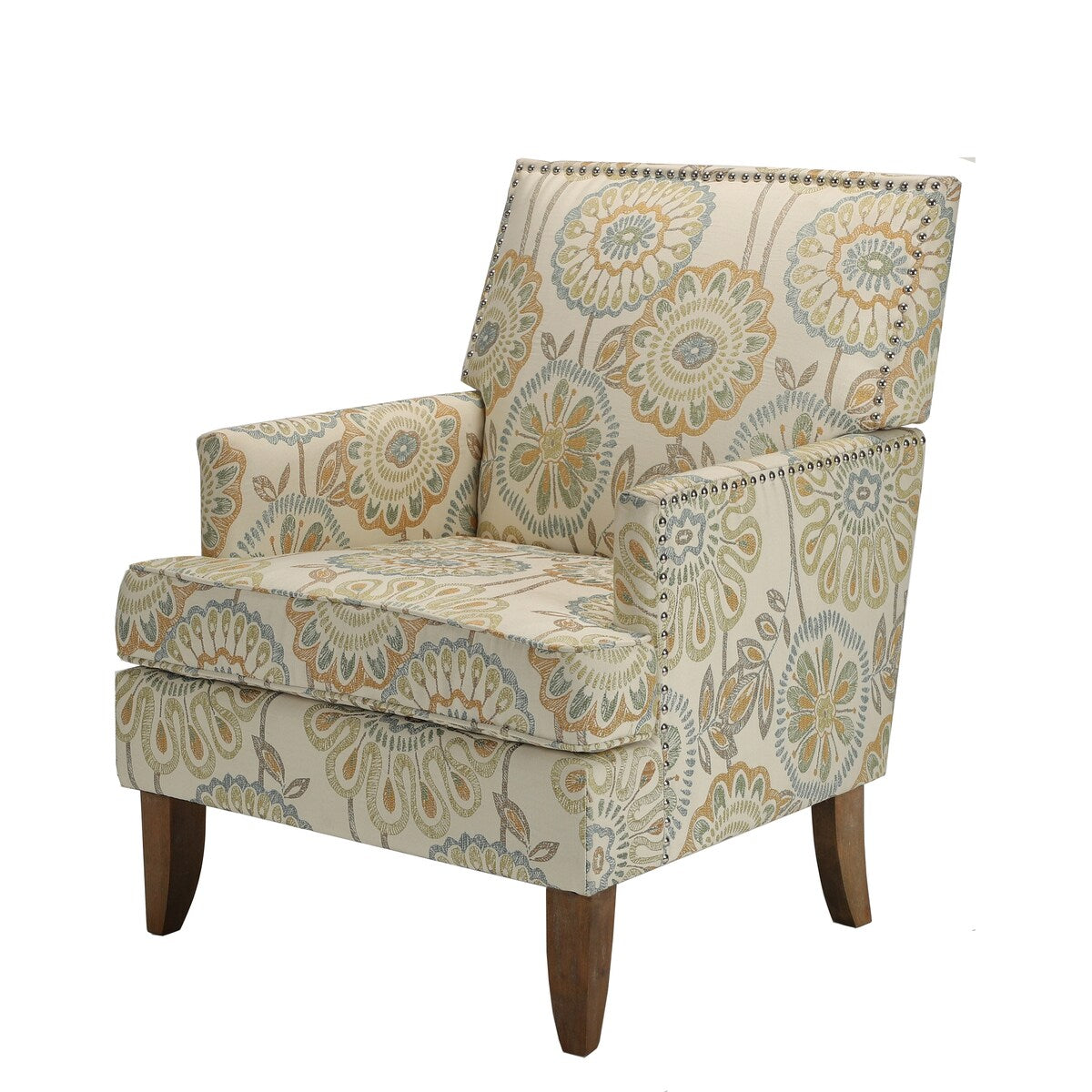Tufted Solid Wood Accent Chair