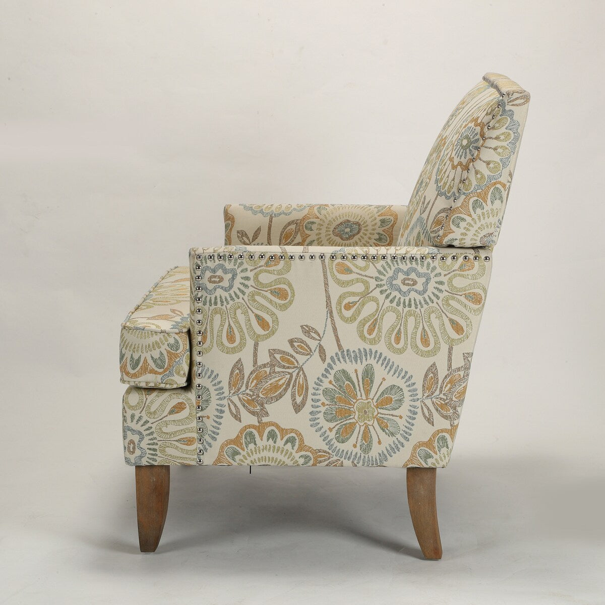 Tufted Solid Wood Accent Chair