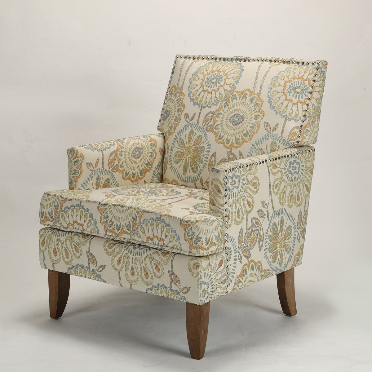 Tufted Solid Wood Accent Chair