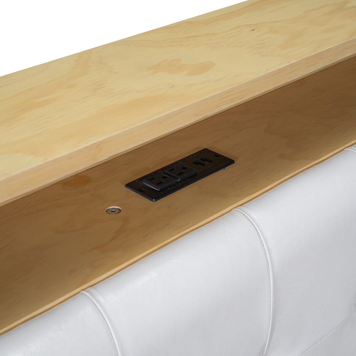 Tufted Upholstered Platform Bed with Storage Headboard and Hydraulic Storage System