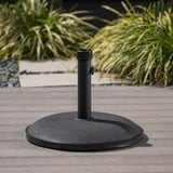 Tulare Outdoor Round Concrete Umbrella Base by Christopher Knight Home - N/A