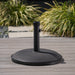 Tulare Outdoor Round Concrete Umbrella Base by Christopher Knight Home - N/A