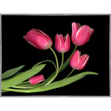 Tulips #3-SUSBAR98750 Print 24"x32" by Susan S. Barmon