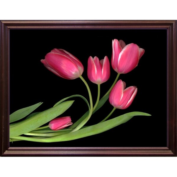 Tulips #3-SUSBAR98750 Print 24"x32" by Susan S. Barmon