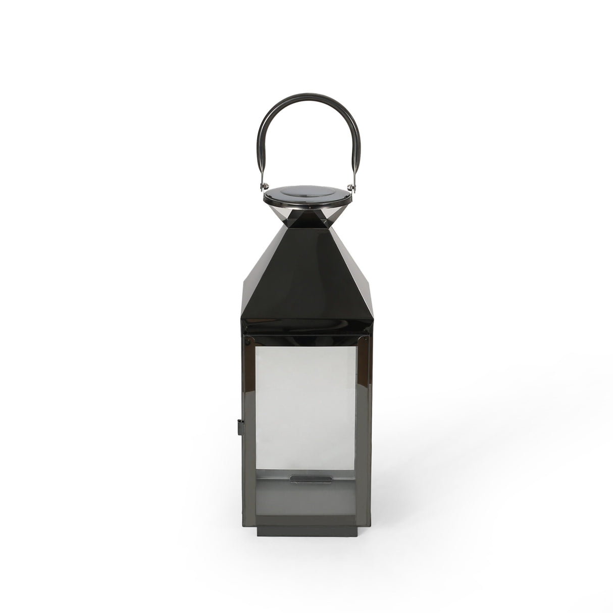 Tulsa Modern Outdoor Stainless Steel Lantern by Christopher Knight Home
