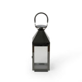 Tulsa Modern Outdoor Stainless Steel Lantern by Christopher Knight Home