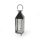 Tulsa Modern Outdoor Stainless Steel Lantern by Christopher Knight Home