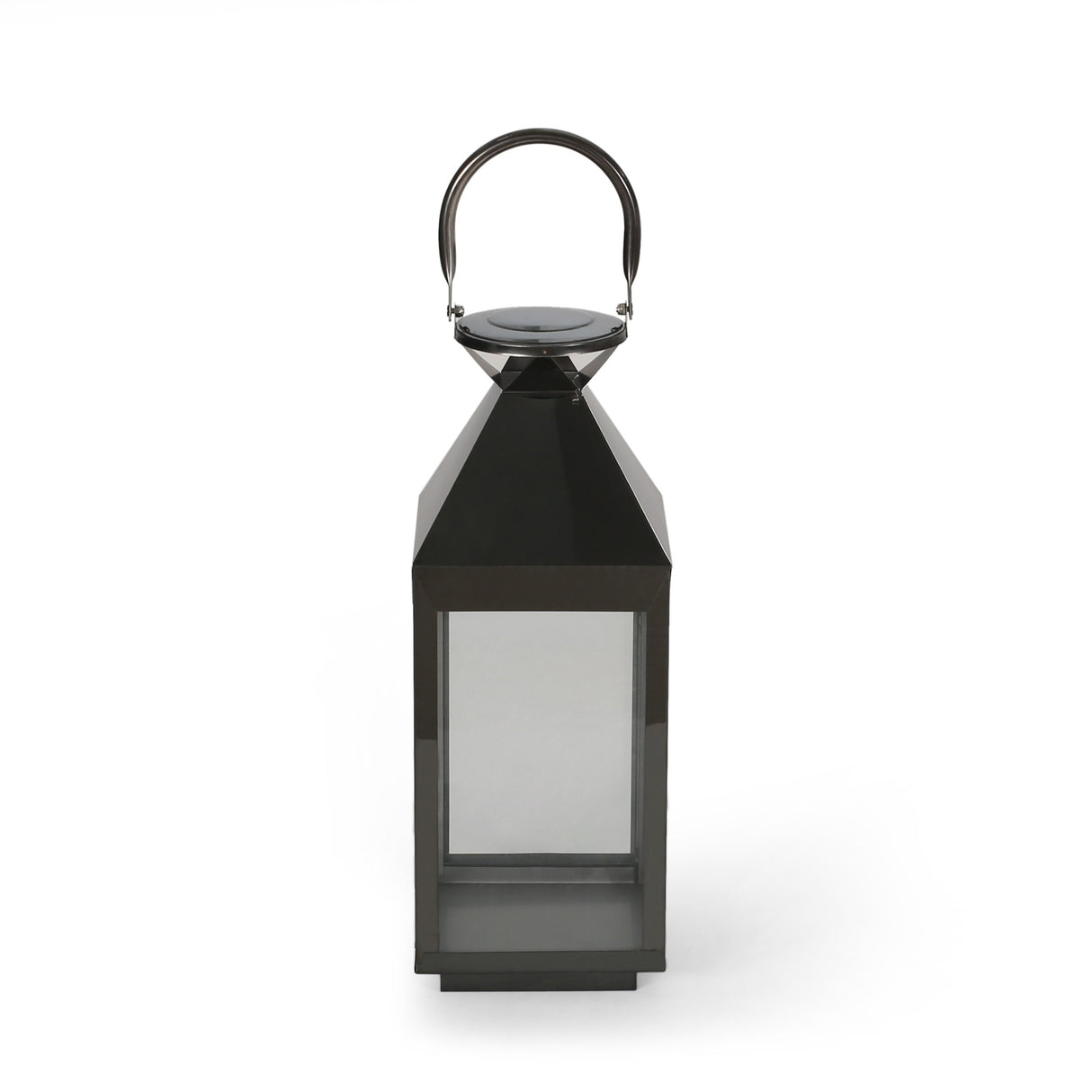 Tulsa Modern Outdoor Stainless Steel Lantern by Christopher Knight Home