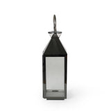 Tulsa Modern Outdoor Stainless Steel Lantern by Christopher Knight Home