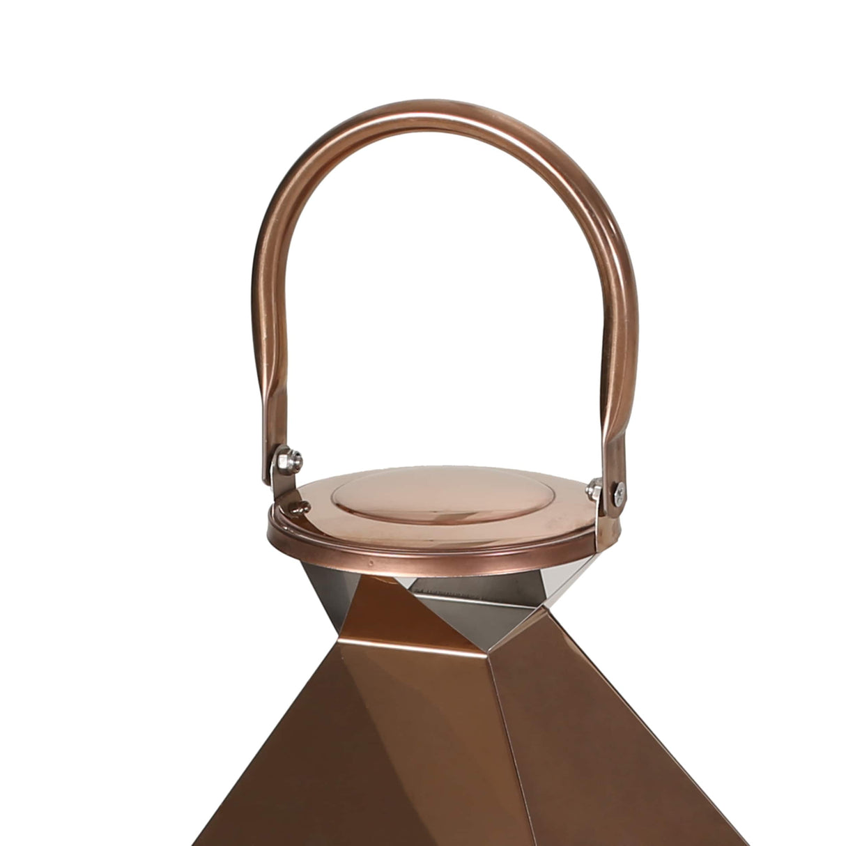 Tulsa Modern Outdoor Stainless Steel Lantern by Christopher Knight Home